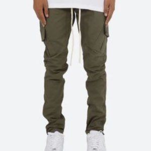 mnml Men's Cargo Drawcord Ii Pants in Olive Size M NWT